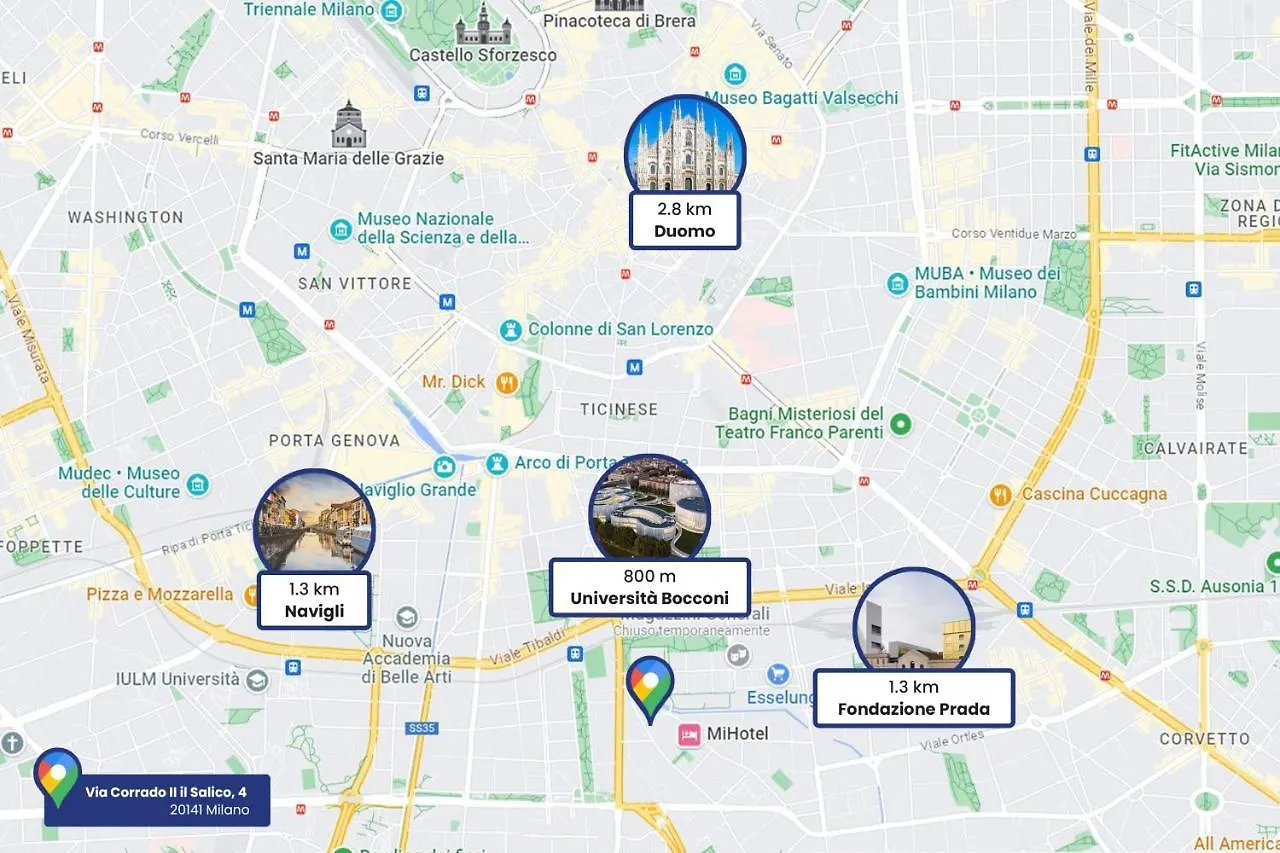 Appartamento Trilocale 95Mq Milano - Bocconi E Navigli 0*, Milan